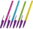 Шариковая ручка ЮНЛАНДИЯ Color Mix синяя, корпус ассорти, узел 1 мм, линия письма 0.5 мм 143235 5