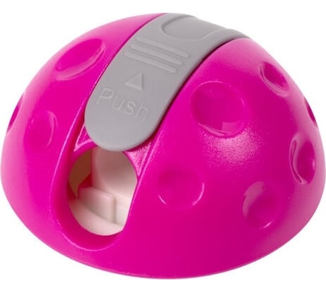 Точилка Грибочек с контейнером ЮНЛАНДИЯ, пластиковая, корпус ассорти, 24 шт., 228460