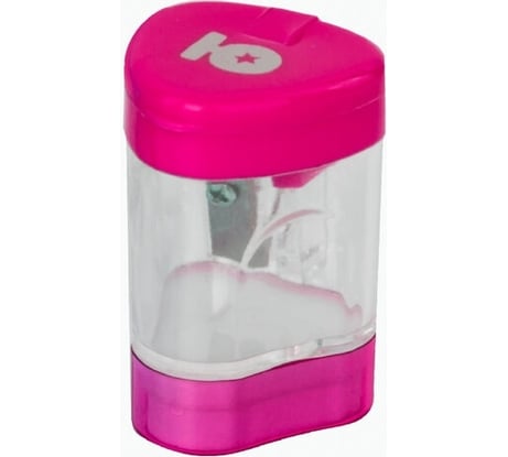 Точилка Трио + со стирательной резинкой ЮНЛАНДИЯ, с контейнером, пластиковая, ассорти, 12 шт., 228439