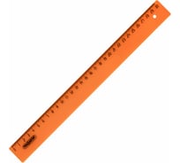 Пластиковая линейка Пифагор 30 см, непрозрачная, неоновая, ассорти 210608