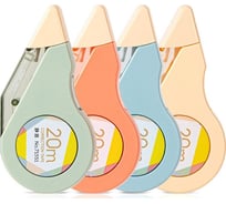 Корректирующая лента DELI 71551 20мх5мм, ассорти корпус, белый, 12 шт в упаковке 1801430