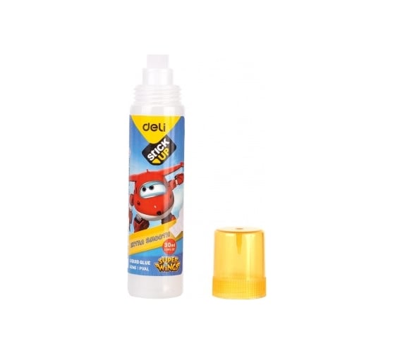 Жидкий клей DELI Super Wings EA246 30 мл, корпус ассорти, дисплей, картонный, детский, 12 шт в упаковке 1804971