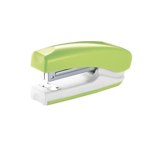 Степлер KW-Trio 055G9GREEN 24/6 26/6, 20 листов, снижение усилия, зеленый, 100 скоб, металл, коробка, 12 шт в упаковке 1704011 1