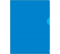 Папка-уголок Бюрократ EE310/1BLUA5 A5, пластик, 0.15 мм, синий 1481235