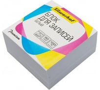 Бумажный блок для записей Silwerhof Премиум 90x90x50 мм, 80 г/м2, 100%, белый, 18 шт в упаковке 1478754