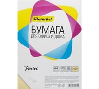 Бумага Silwerhof A4, 80г/м2, 100 л, желтый, пастель, 20 шт в упаковке 1635453