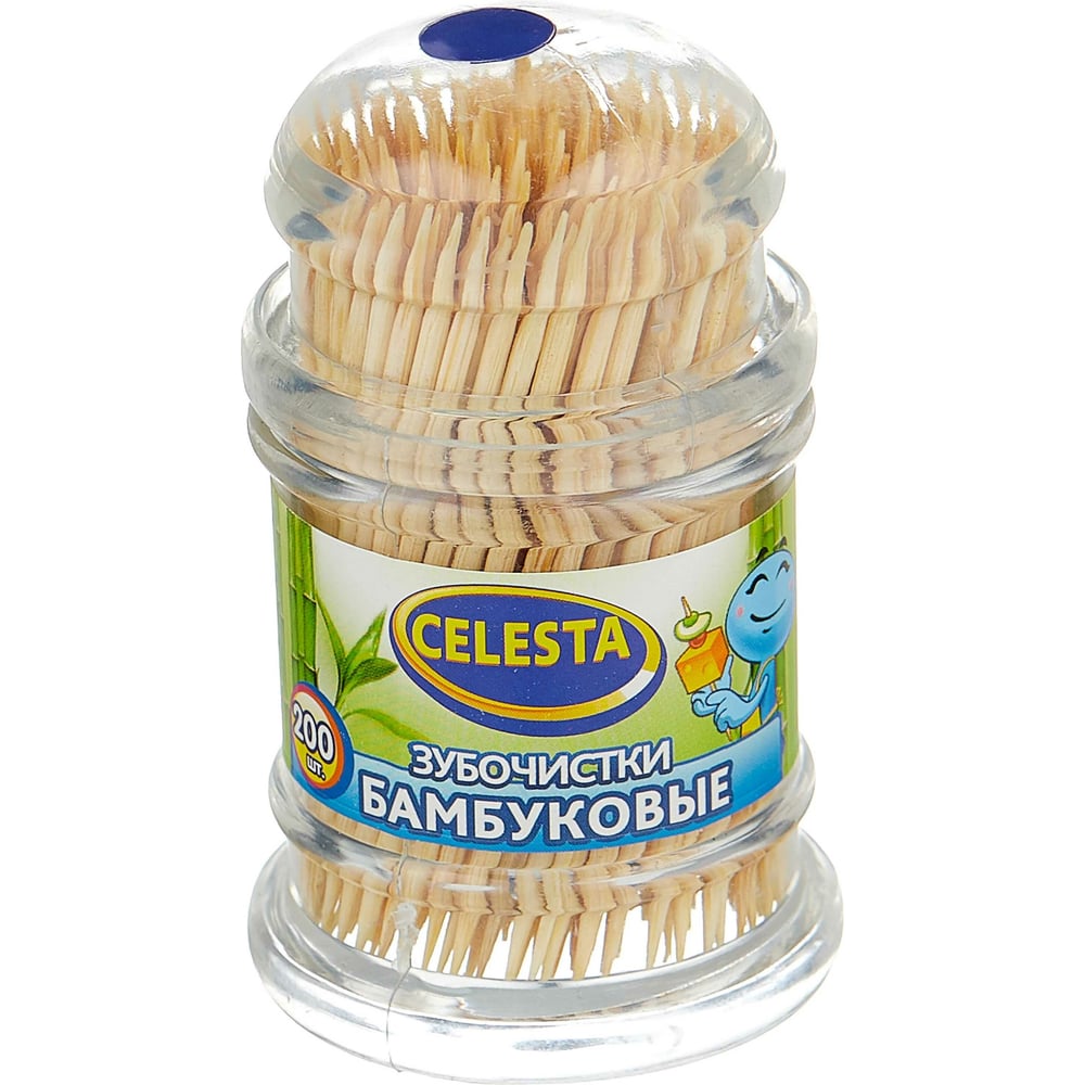 Зубочистки бамбуковые Celesta 200 шт 13235 - выгодная цена, отзывы ...