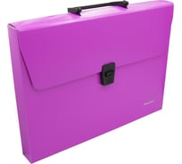 Портфель Silwerhof 322715-03 1 отделение, A4, пластик, розовый неон, 14 шт в упаковке 1359509