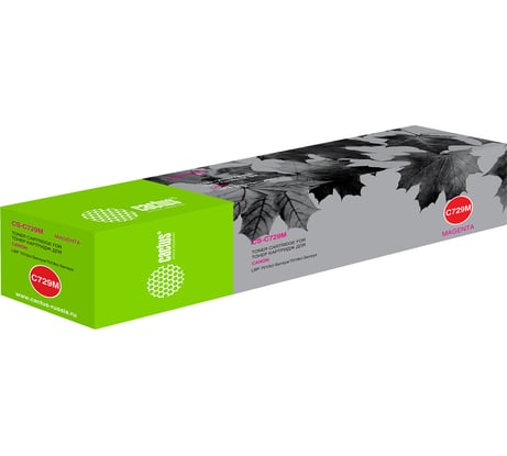 Картридж лазерный CS-C729M 729 M пурпурный (1000стр.) для Canon i-SENSYS LBP-7010C/ LBP-7018C Cactus 727287