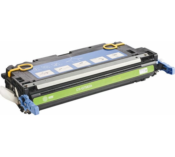 Лазерный картридж Cactus q7582a желтый, 6000 страниц, для hp lj cp3505/3800 CS-Q7582A 807373 1