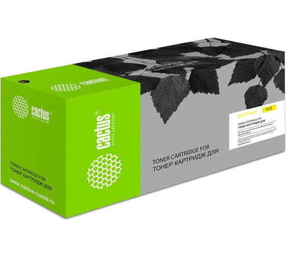 Лазерный картридж Cactus cf462x желтый, 22000 страниц, для hp color lj enterprise m652dn/m653d CS-CF462X 1067438 1