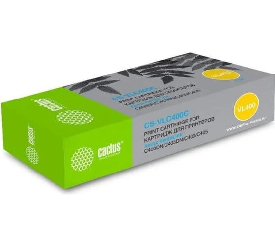 Лазерный картридж Cactus 106r03534 голубой, 8000 страниц, для xerox versalink c400dn/c405dn/c CS-VLC400C 1137432 1
