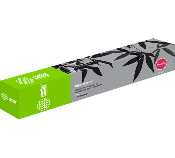 Лазерный картридж Cactus 42918916 черный, 15000 страниц, для oki c 9600/9600dn CS-O9600BK 364774 1