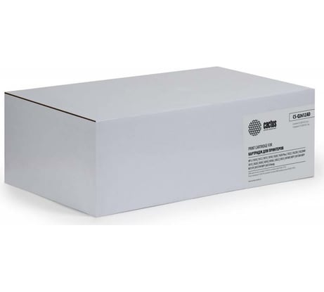 Лазерный картридж Cactus черный, 2 упаковки, 2000 страниц, для hp 1010/1012/1015/1018/1020/1022/3 CS-Q2612AD 947287