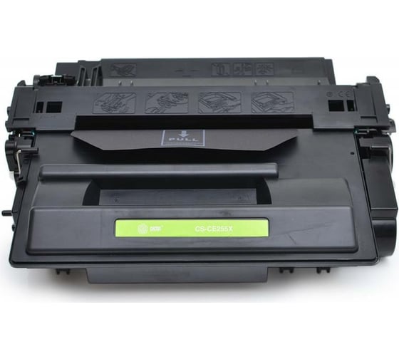 Картридж лазерный CS-CE255XS CE255X черный (12500стр.) для HP LJ P3015 Cactus 934741 1