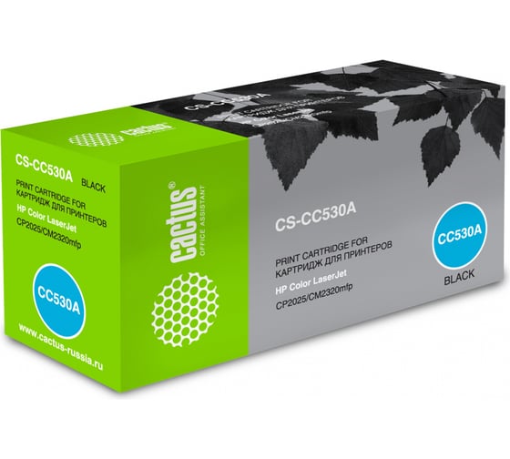 Картридж лазерный CS-CC530A CC530A черный (3500стр.) для HP CLJ CP2025/CM2320 Cactus 807202 1