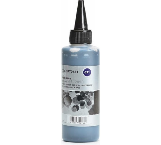 Чернила Cactus черный 100мл для epson st c67series/c87series/cx3700/cx4100 CS-I-EPT0631 845596 1