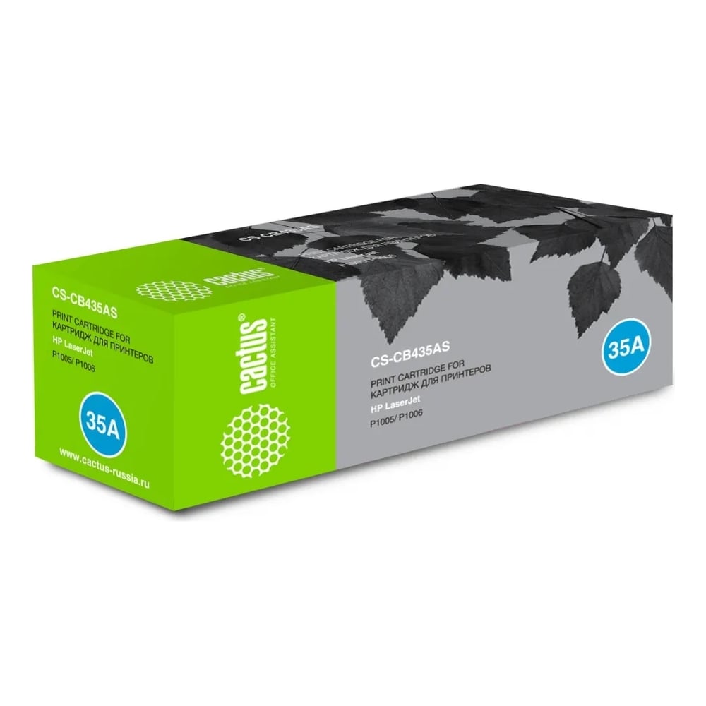 Картридж лазерный CS-CB435AS CB435A черный (1500стр.) для HP LJ P1005 ...