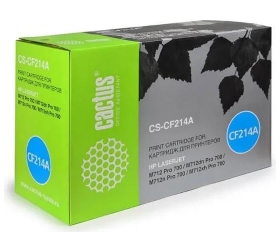 Картридж лазерный CS-CF214A CF214A черный (10000стр.) для HP LJ 700/M712 Cactus 842215 1