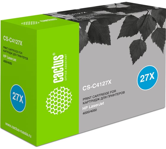 Картридж лазерный CS-C4127X C4127X черный (10000стр.) для HP LJ 4000/4050 Cactus 807164 1