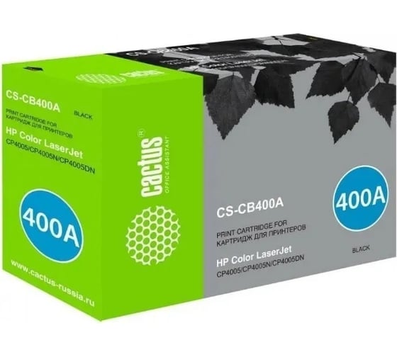 Картридж лазерный CS-CB400AR CB400A черный (7500стр.) для HP CLJ CP4005 Cactus 415033 1