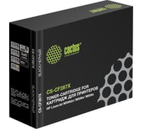 Лазерный картридж Cactus cf287x черный, 18000 страниц, для hp lj m506dn/ m506n/ m506x CS-CF287X 357445