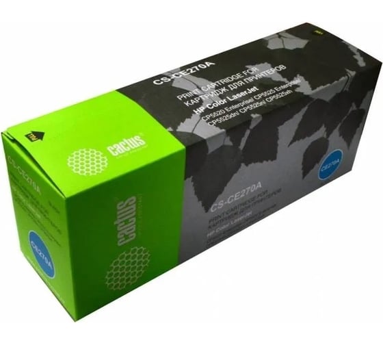 Картридж лазерный CS-CE270A CE270A черный (13000стр.) для HP LJ Ent CP5525 Cactus 807217 1