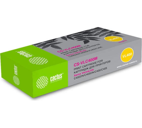 Лазерный картридж Cactus 106r03535 пурпурный, 8000 страниц, для xerox versalink c400dn/c405dn CS-VLC400M 1137434 1