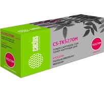 Лазерный картридж Cactus tk-5270m пурпурный, 6000 страниц, для kyocera ecosys p6230cdn/m6230c CS-TK5270M 1070447