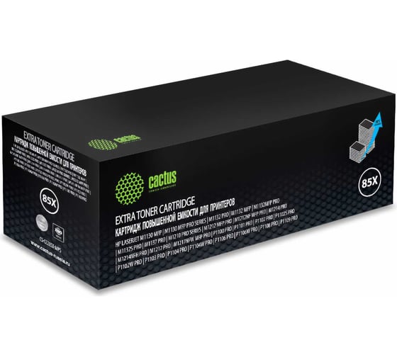 Лазерный картридж CS-CE285X-MPS ce285x черный, 3000 страниц, для hp lj m1130 mfp/ m1132mfp pro/p1 Cactus 1129897