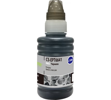 Чернила Cactus t664 черный 100мл для epson l100/l110/l120/l132/l200/l210/l222/l300/l312/l CS-EPT6641 807061