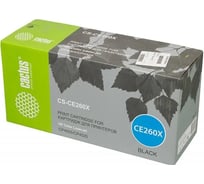 Картридж лазерный CS-CE260X CE260X черный (17000стр.) для HP LJ CP4525 Cactus 356690