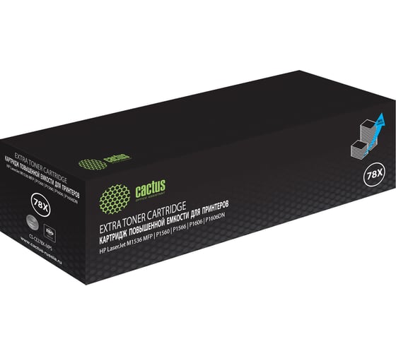 Картридж лазерный CS-CE278X-MPS CF278X черный (3000стр.) для HP LJ P1566/P1606w Cactus 1389094 1
