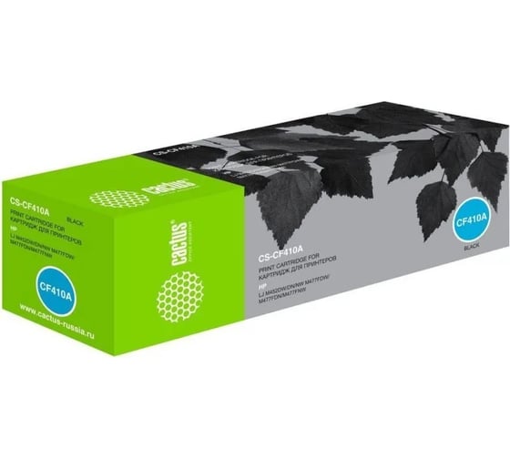 Лазерный картридж Cactus cf410a черный, 2300 страниц, для hp lj m452dw/dn/nw m477fdw/m477fdn/m CS-CF410A 344403 1
