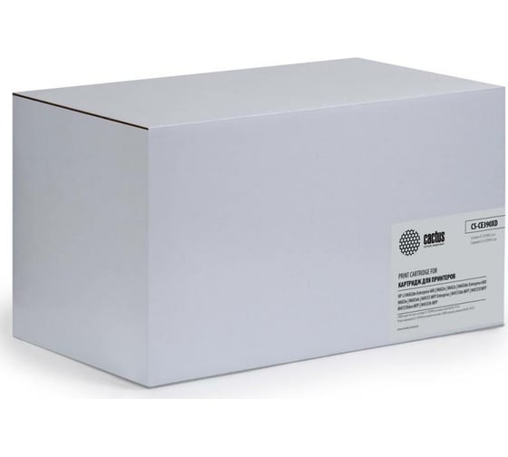 Картридж лазерный CS-CE390XD черный x2упаковки. (24000стр.) для HP LJ M4555MFP Cactus 947293 1