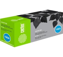 Лазерный картридж Cactus w1106 черный, 1000 страниц, для hp laser 107a/107r/107w/135a mfp/135r CS-W1106 1365390