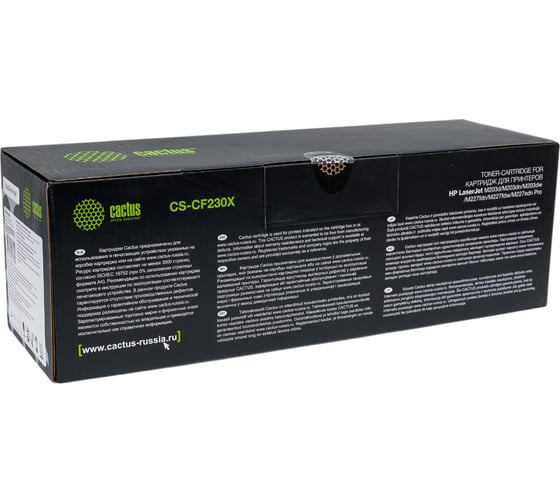 Картридж лазерный CS-CF230X CF230X черный (3500стр.) для HP LJ 203/227 Cactus 1008234