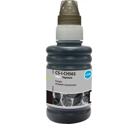 Чернила Cactus черный 100мл для hp dj 1050/2050/2050s CS-I-CH563 845557