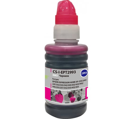 Чернила Cactus пурпурный 100мл для epson expresion home xp-235/332/335/432/435 CS-I-EPT2993 1195588 1