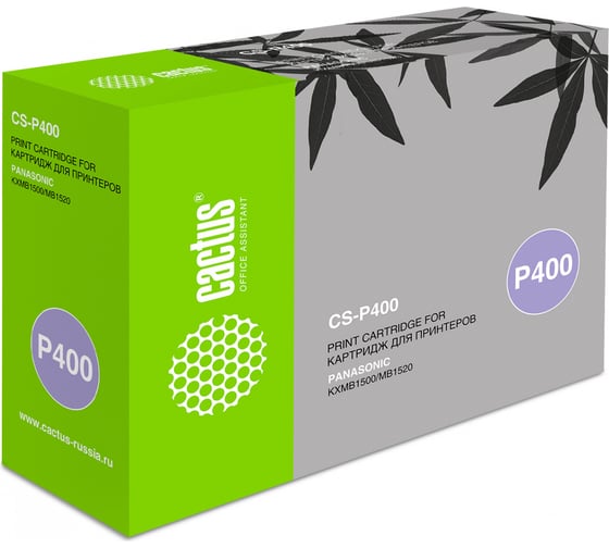 Лазерный картридж Cactus kx-fat411a7 черный, 1800 страниц, для panasonic mb1500/mb1507/mb1520 CS-P400 807404