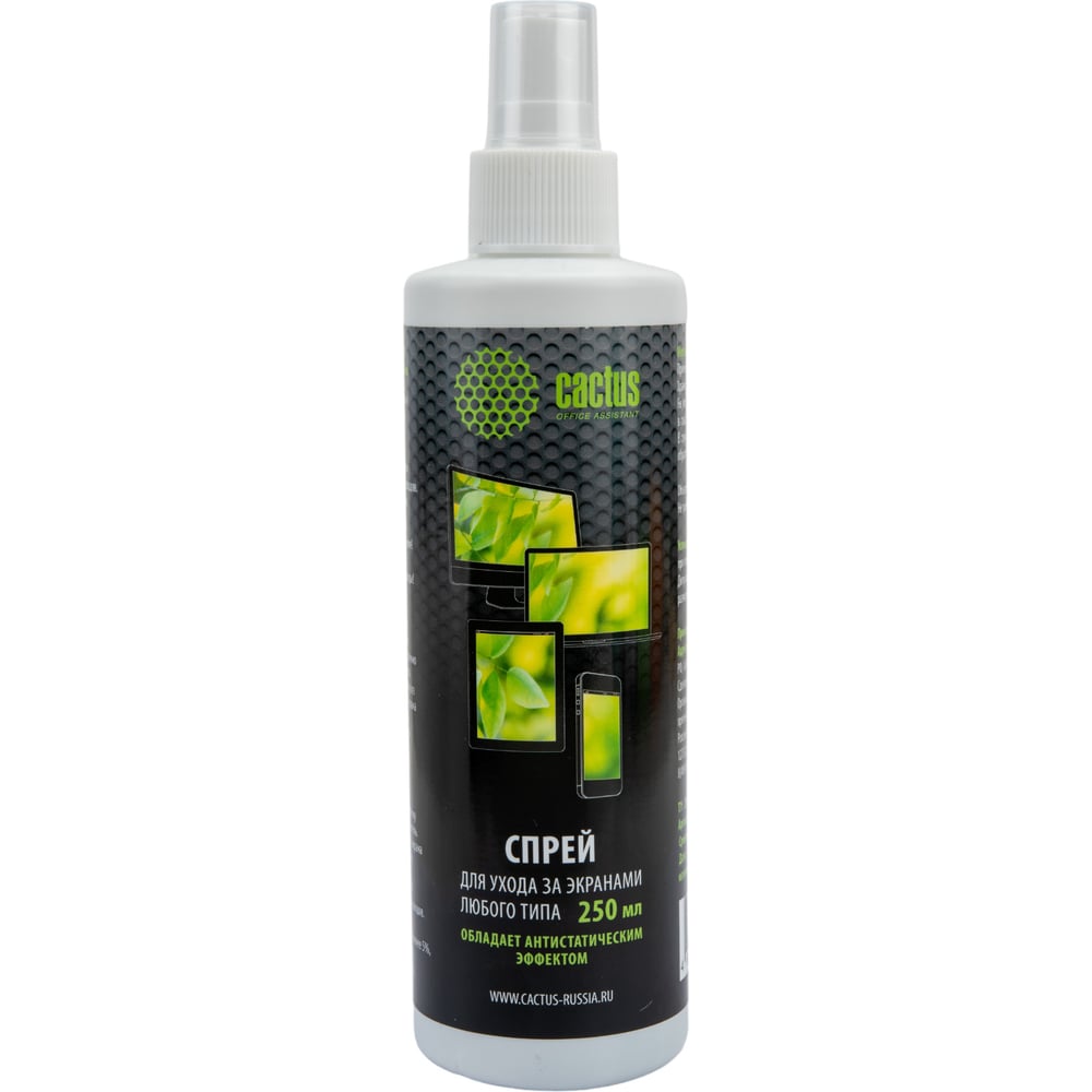 Спрей для экранов жк мониторов Cactus 250 мл CS-S3002 901278 - выгодная ...