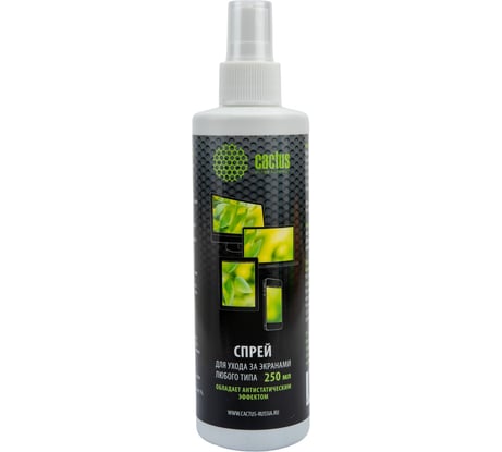 Спрей для экранов жк мониторов Cactus 250 мл CS-S3002 901278