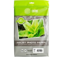 Фотобумага для струйной печати Cactus А4, 230г/м2, 50 листов, белая, глянцевая CS-GA423050ED