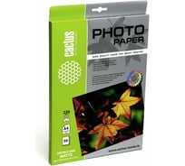 Фотобумага для струйной печати Cactus А4, 220г/м2, 50 листов, белая, матовая CS-MA422050DS 805854