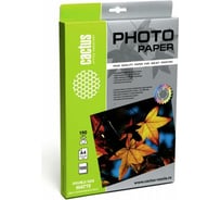 Фотобумага для струйной печати Cactus А4, 190г/м2, 100 листов, белая, матовая CS-MA4190100DS 805850