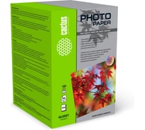 Фотобумага для струйной печати Cactus 10x15, 180г/м2, 500 листов, белая, глянцевая CS-GA6180500 805825