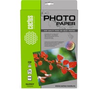 Фотобумага для струйной печати Cactus А4, 230г/м2, 100 листов, белая, глянцевая CS-GA4230100 805821