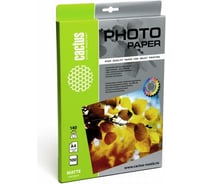 Фотобумага для струйной печати Cactus А4, 140г/м2, 100 листов, белая, матовая CS-MA4140100 790640