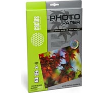 Фотобумага для струйной печати Cactus А4, 230г/м2, 20 листов, белая, глянцевая/матовая CS-GMA423020 805833