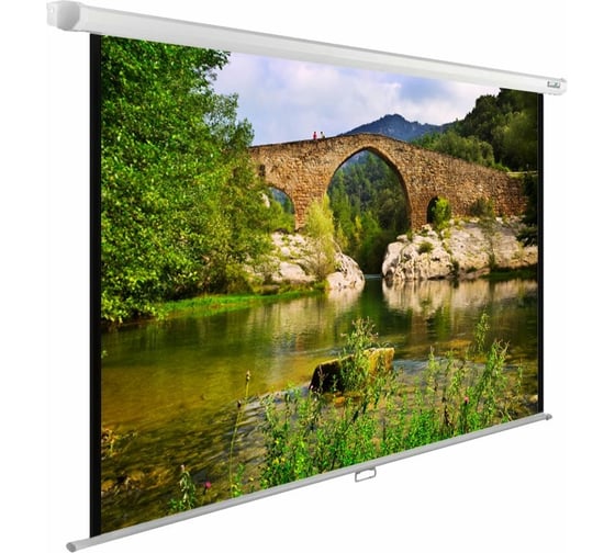 Настенно-потолочный рулонный экран Cactus WallExpert 4:3, 165x220 см, белый CS-PSWE-220X165-WT 407823 1